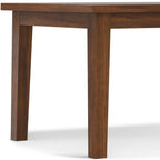 66" Oak Wood Dining Table