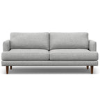 76" Gray Upholstered Sofa