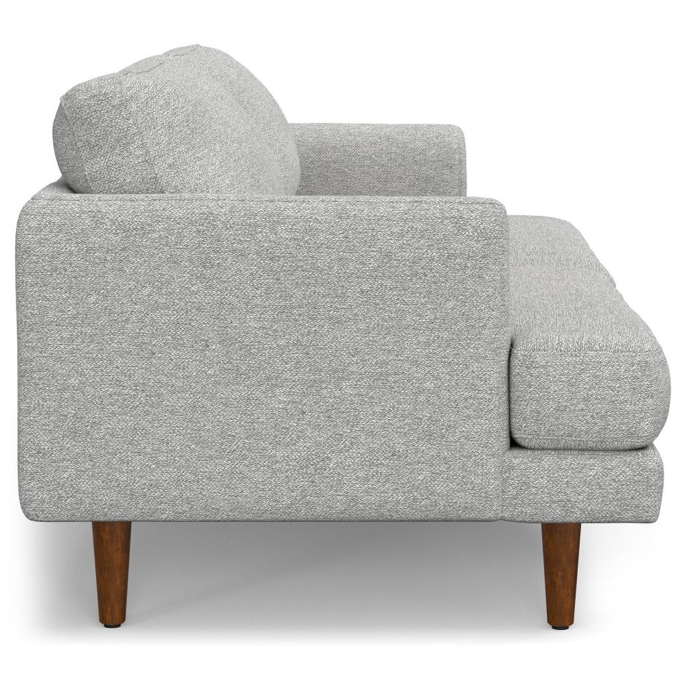 76" Gray Upholstered Sofa