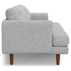 76" Gray Upholstered Sofa
