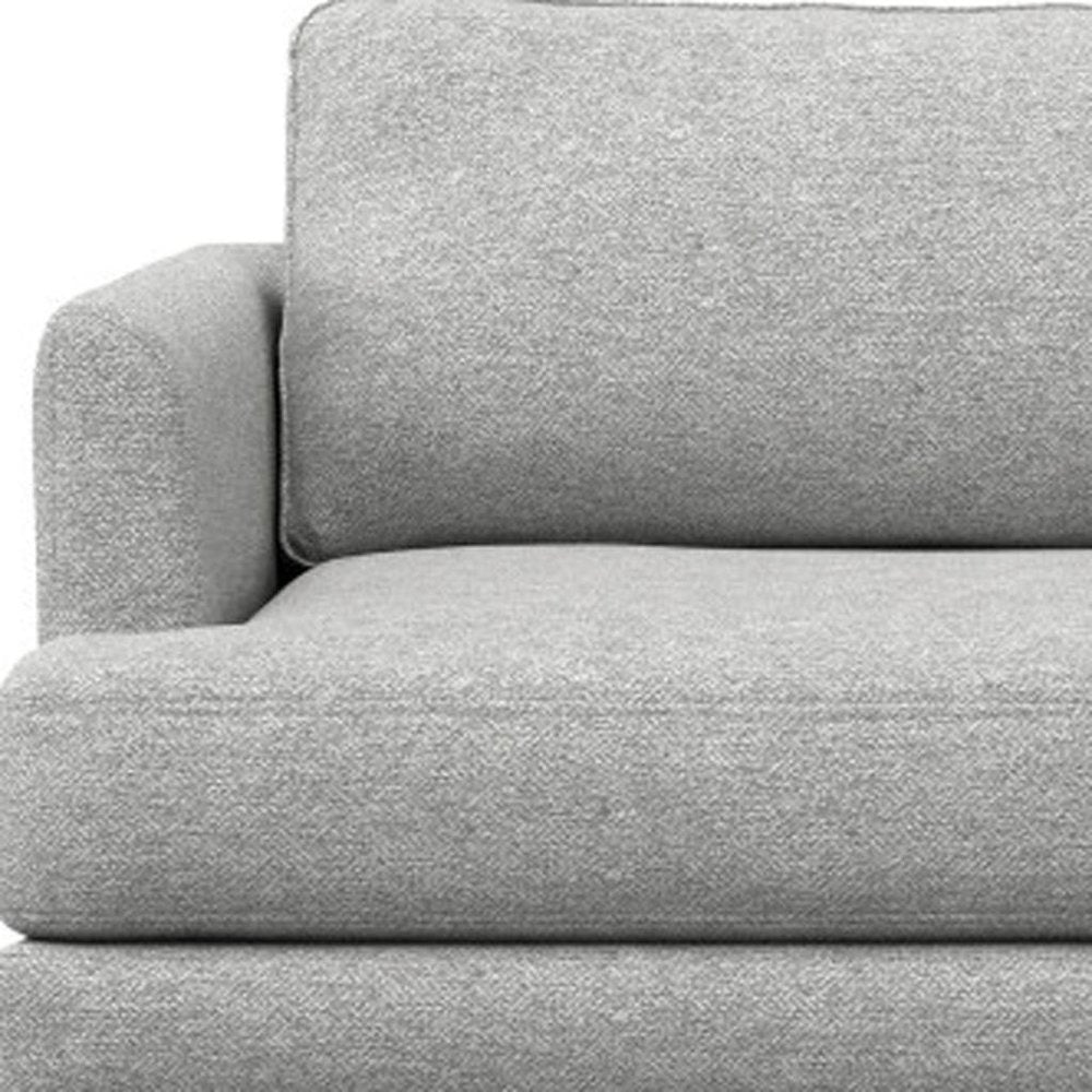 76" Gray Upholstered Sofa