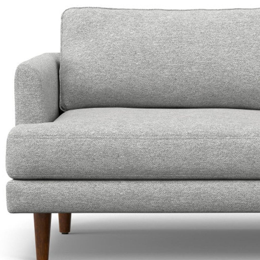 76" Gray Upholstered Sofa