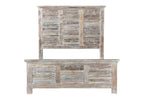 Three Piece White Solid Wood Bedroom Set