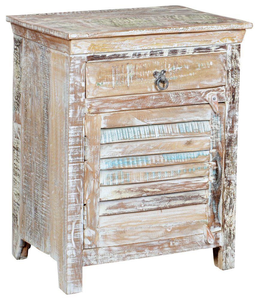 Three Piece White Solid Wood Bedroom Set