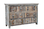 Three Piece White Solid Wood Bedroom Set
