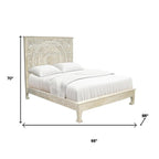 Three Piece Gray Solid Wood Bedroom Set