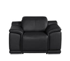 48" Beige Genuine Leather Power Wall Hugger Recliner With USB