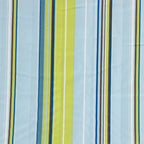 Aqua And Lime Green Striped Double Hammock