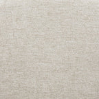 Set of Two Gray And Natural Faux Linen And Wood Open Back Dining Side Chairs