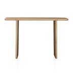 52" Natural Solid Wood Solid Console Table