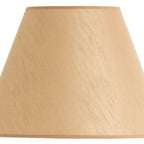 Golden Brown Linen Plain Empire Lamp Shade