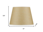 Tan Paper Hardback Empire Lamp Shade