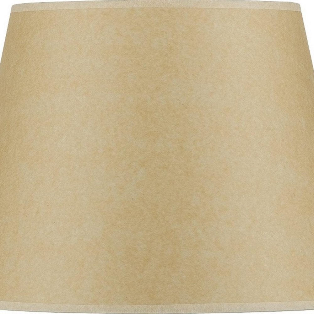Tan Paper Hardback Empire Lamp Shade