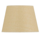Tan Linen Plain Drum Lamp Shade