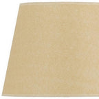 Tan Linen Plain Drum Lamp Shade