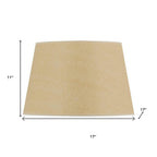 Tan Linen Plain Drum Lamp Shade
