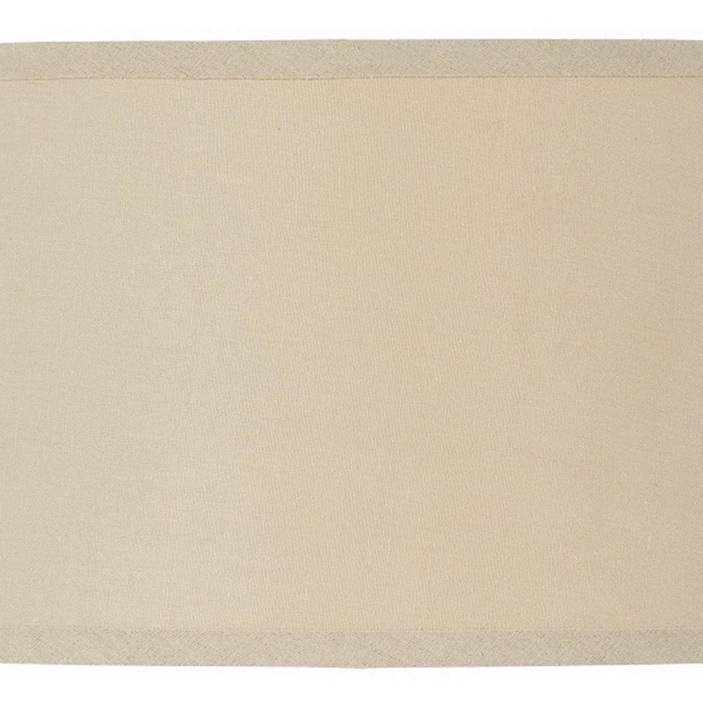 Tan Linen Drum Lamp Shade