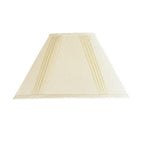Off White Linen Pleated Empire Lamp Shade