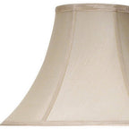 Pearl Silk Piped Bell Lamp Shade