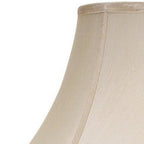 Pearl Silk Piped Bell Lamp Shade