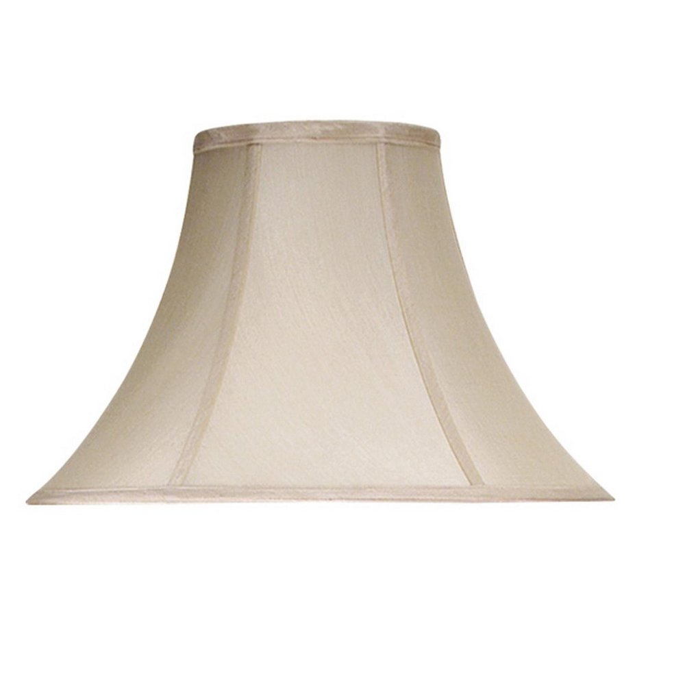 Pearl Silk Piped Bell Lamp Shade