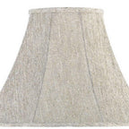 Light Gray Linen Plain Bell Lamp Shade