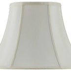 Eggshell Linen Piped Bell Lamp Shade