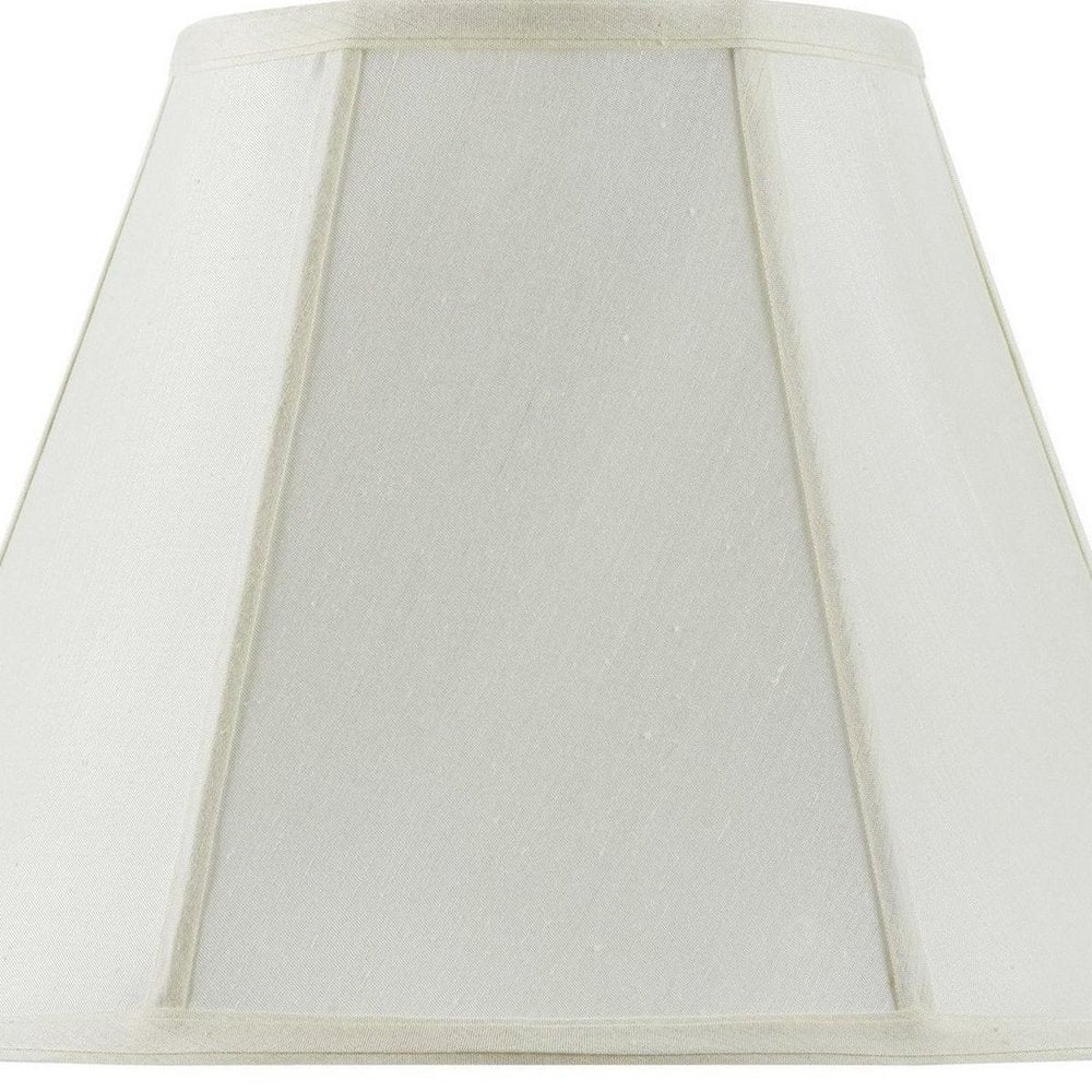 Eggshell Linen Piped Empire Lamp Shade