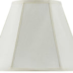 Eggshell Linen Piped Empire Lamp Shade
