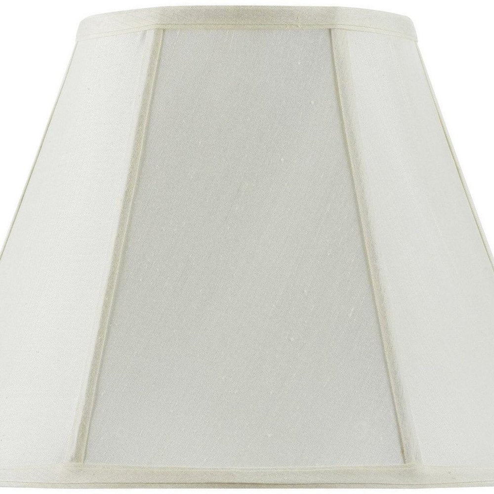 Eggshell Linen Piped Empire Lamp Shade