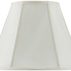 Eggshell Linen Piped Empire Lamp Shade