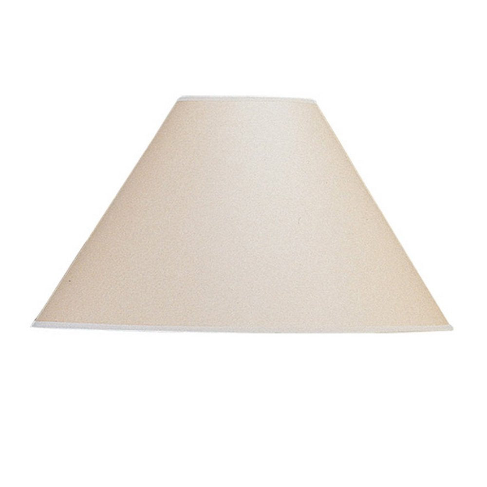 Light Brown Paper Plain Empire Lamp Shade