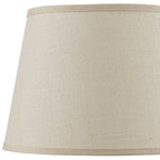 Light Brown Burlap Plain Drum Lamp Shade
