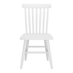 Set of Two Black Aluminum Slat Back Dining Side Chairs