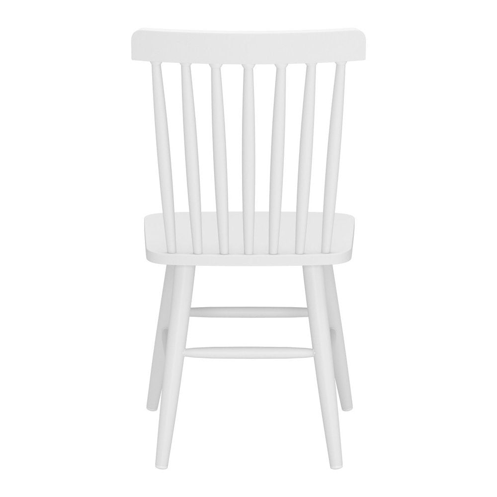 Set of Two Black Aluminum Slat Back Dining Side Chairs