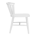 Black Aluminum Windsor Back Dining Side Chair