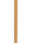 24" Beige and Gold Faux Terrazzo and Steel Square Bar Table