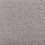 45" Gray and Black Fabric and Solid Wood Upholstered Bench