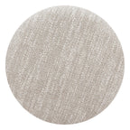20" Gray Wood And Fabric Round Ottoman With Storage