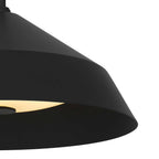 Black Frosted LED Dimmable Outdoor Hanging Light With Black Shades