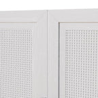 31" White Wood Accent Cabinet With Two Doors