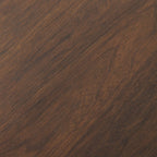 67" Brown Wood Double Pedestal Base Oval Dining Table