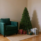 4.5' Pre Lit Full Spruce Christmas Tree