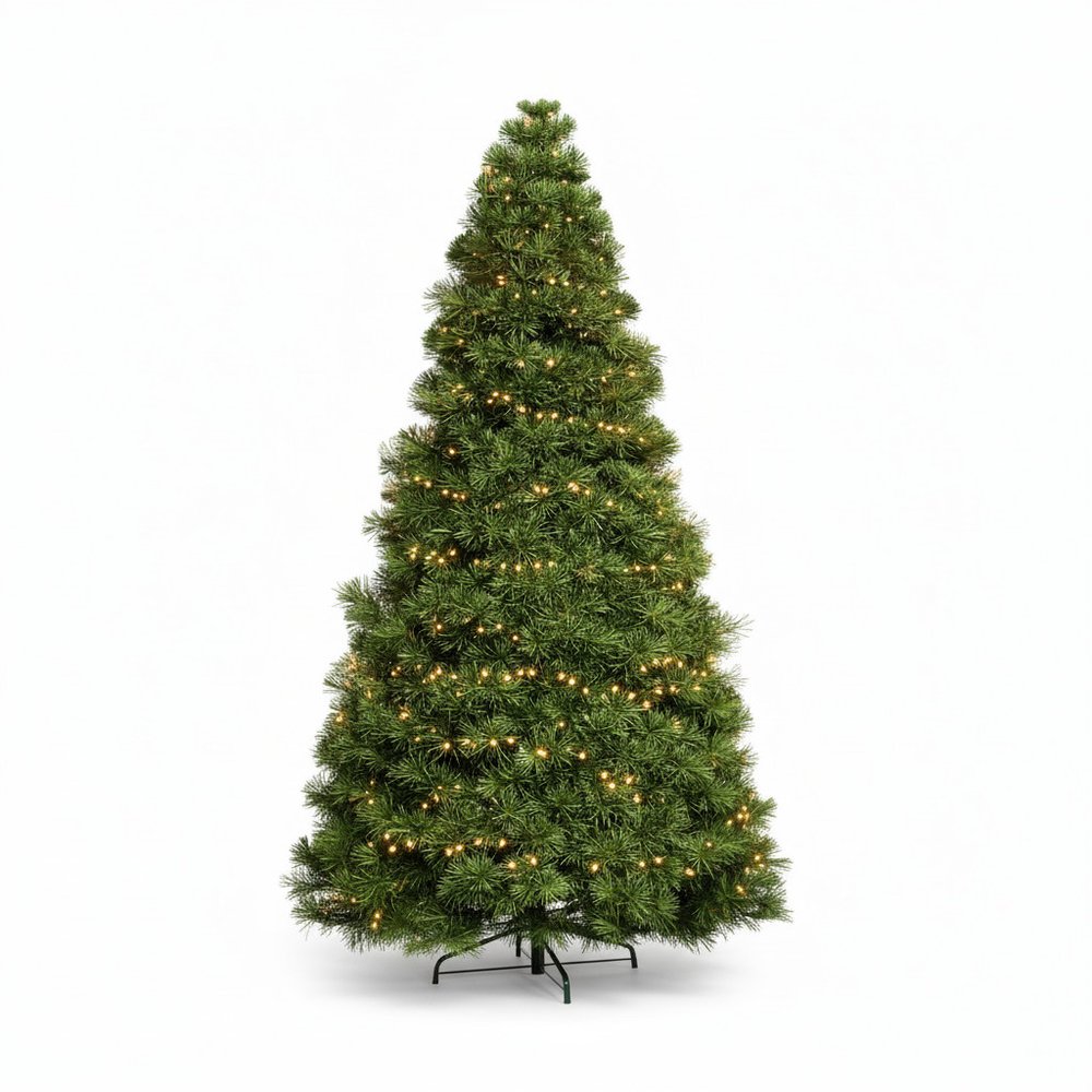 4.5' Pre Lit Full Spruce Christmas Tree