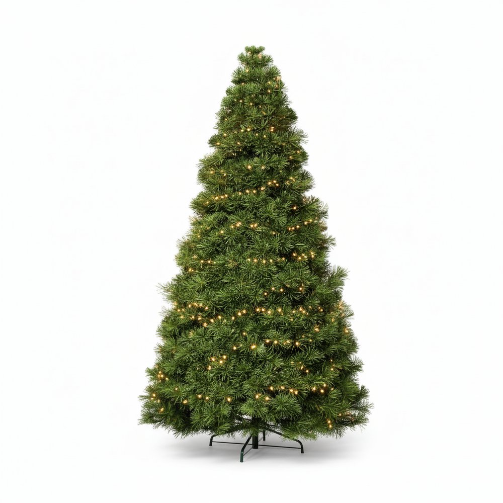 4.5' Pre Lit Full Spruce Christmas Tree