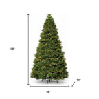 4.5' Pre Lit Full Spruce Christmas Tree