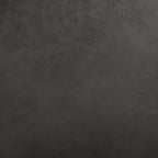 Gray Charcoal And Black Faux Leather And Steel Swivel Dining Arm Chair