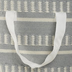 21" Blue Nesting Fabric Basket