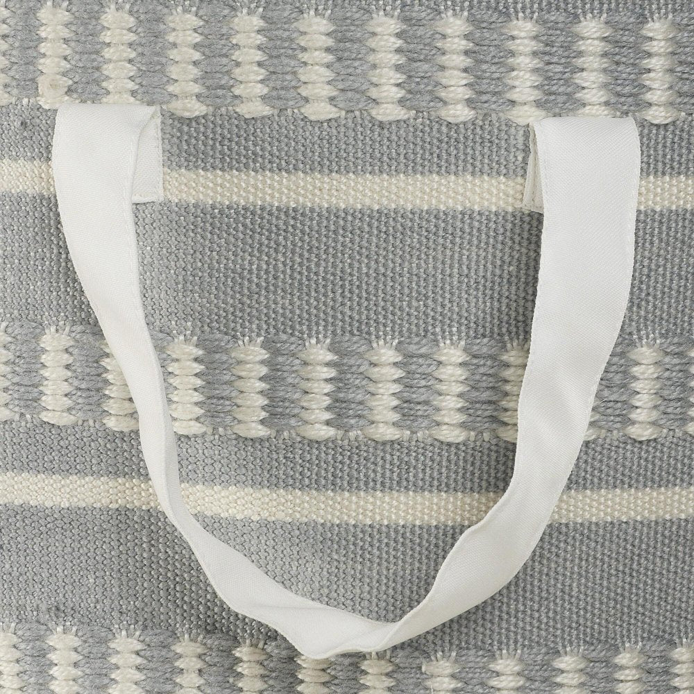 21" Blue Nesting Fabric Basket