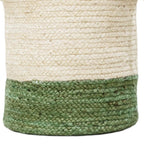 19" White Nesting Jute Basket